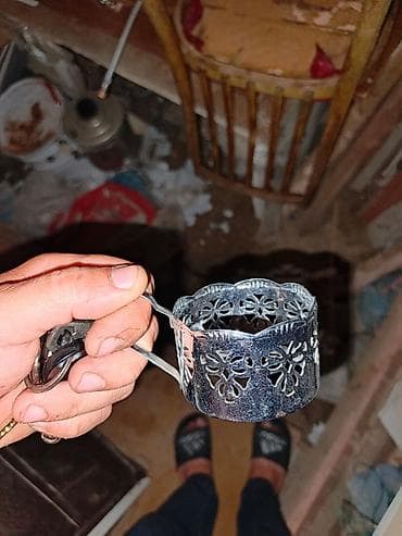 sufre: Məhsul: Metal fincan altlığı/çay stəkanı üçün qulplu otvyortka tipli — 1