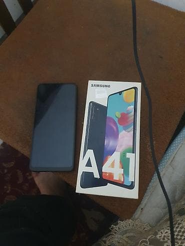 tv box android: Samsung Galaxy A41, Barmaq izi — 1