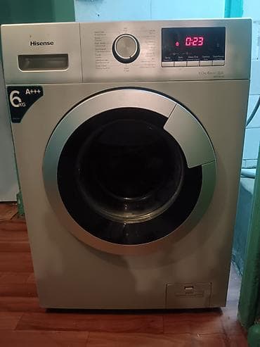 Kondisionerlər: Hisense önyükləməli paltaryuyan maşın - Yük tutumu: 6 kq - Enerji — 1