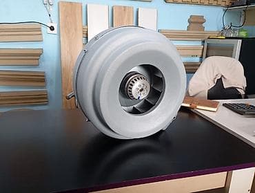 Mərkəzi havalandırma üçün kanal tipli fanlar Məhsul: Dəyirmi boruya