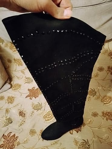 сапоги мужские высокие: Сапоги, Размер: 39, цвет - Черный, Новый — 3