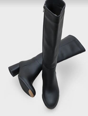 zamşa ayaqqabı: Çəkmə, Ölçü: 38, rəng - Qəhvəyi, Yeni — 4