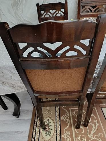 2 ci əl mətbəxt mebelləri: Qonaq otağı üçün, İşlənmiş, 6 stul — 4