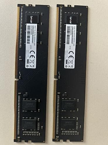 Operativ yaddaş (RAM) 8 GB, 3200 Mhz, DDR4, PC üçün, İşlənmiş