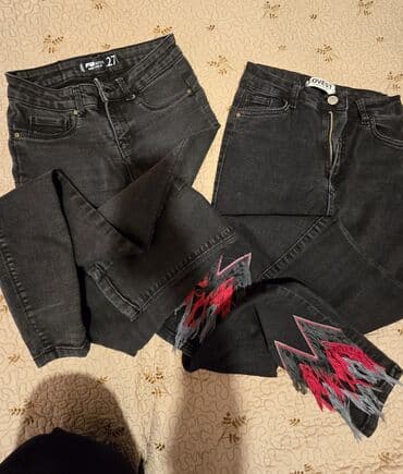 женские молодежные брюки: Брюки — 8