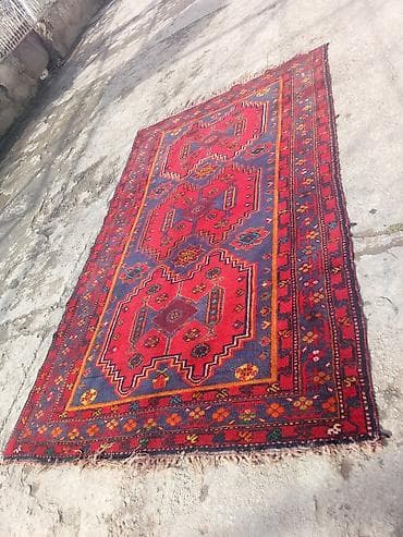 Əl toxuması Şərq üslubunda xalça - Material: təbii yun, bitki mənşəli