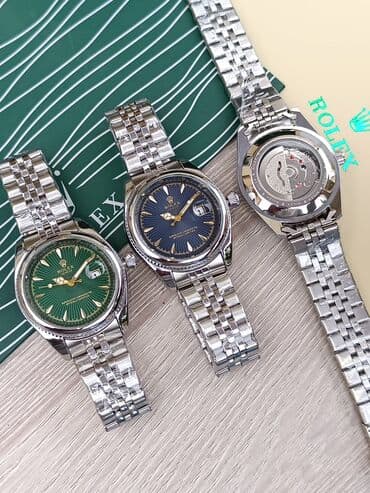 Stəkanlar: Yeni, Qol saatı, Rolex, rəng - Gümüşü — 2