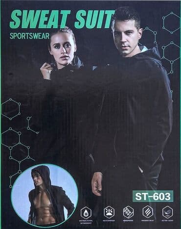 arıqlamaq: Terledici geyim Sauna telim geyimi Mehsul keyfiyyetlidir Sauna — 1