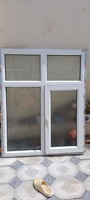 parket laki: İkiqat şüşə paketi Plastik pəncərə, Еni: 120 sm, Uzunluğu: 150 sm — 1