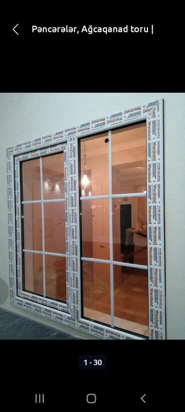 pencere qapi: Şəbəkəli Plastik Qapı Pəncərə Sigarişi — 11