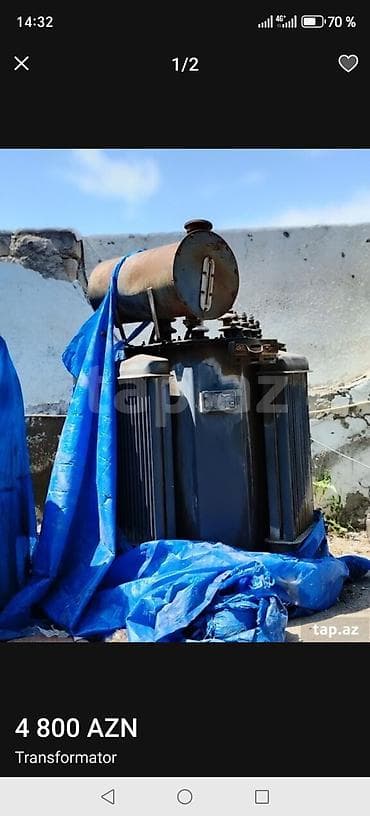 Salam transformator. 250 lik. Abmotkası tezə yigilib heç bir problemi