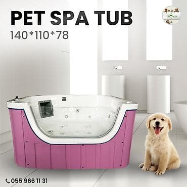 Heyvan çimizdirmək üçün geniş ölçülü spa tub