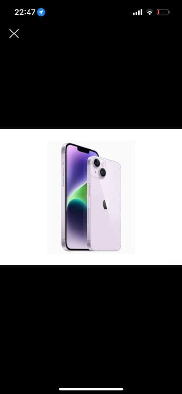 IPhone 14, Deep Purple, Face ID