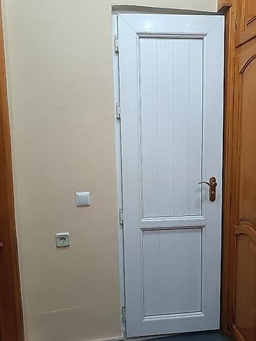 taxta gapi: Ağ rəngli plastik (PVC) otaq qapısı - Material: PVC profil, panel — 2