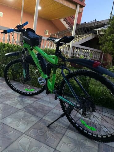 1 yaşdan yuxarı uşaqlar üçün velosipedlər: İşlənmiş Dağ velosipedi Toba, 26", sürətlərin sayı: 10, Ünvandan götürmə — 3