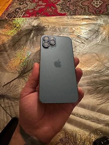 Компьютеры, ноутбуки и планшеты: IPhone 12 Pro, 128 ГБ, Синий, Face ID — 2