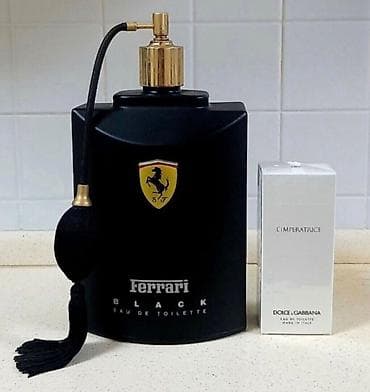 Ferrari Black Eau de Toilette - böyük dekorativ vintaj atomizerli