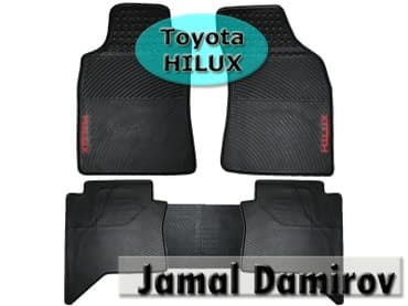 monitor masin ucun: Toyota Hilux üçün silikon ayaqaltilar. Силиконовые коврики для Toyota — 1