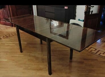 стол раскладной деревянный: Qonaq masası, Yeni, Açılan, Taxta, Dördbucaq masa — 1