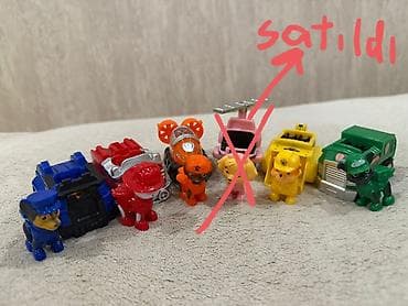 heyvanlar və balaları: Paw Patrol fiqur və maşın dəsti - Brend/personaj: Paw Patrol - — 1