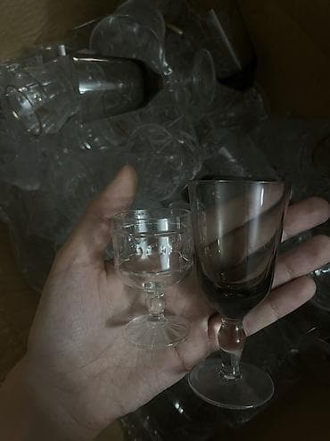 Qədəhlər, Xrustal, 6 ədədli dəst, SSRİ — 1
