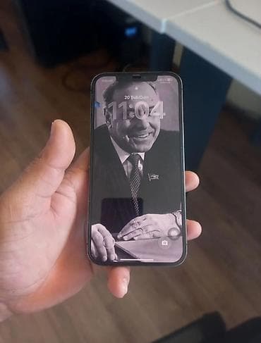 IPhone 12 Pro Max, 128 GB, Blue Titanium, Simsiz şarj, Face ID