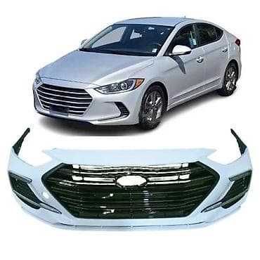 on lip: Hyundai Elantra 2017–2018 üçün ön bamper komplekti sport - Model — 1