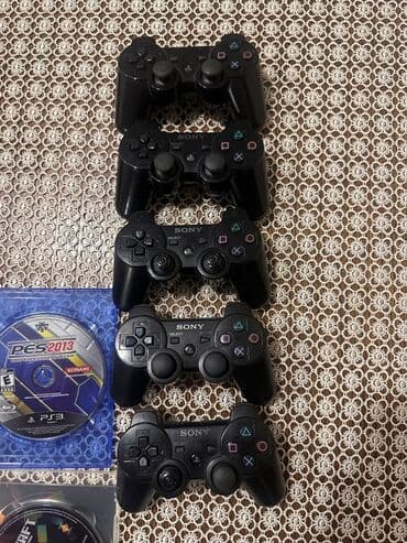 tək şəxsiyyət vəsiqəsi ilə: PlayStation 3 paketi Komplekt: - PS3 konsolu (qara rəng) - 5 ədəd — 4