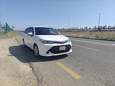 byd disk teker: Toyota Corolla Fielder Hybrid, ağ rəng, universal (wagon) kuzov — 5