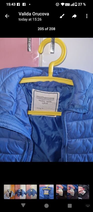 tələbələr üçün iş: Uşaq üçün şişmə qış gödəkçəsi – Mothercare - Marka: Mothercare — 3