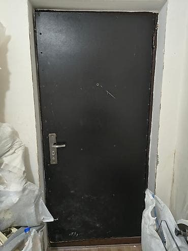 qapi demir: Dəmir giriş qapısı - Material: qalın metal konstruksiya, möhkəm — 5