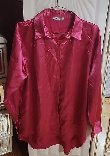 Brend: YOSL Style Model: qadın köynəyi - Parça: atlas-simli, parlaq