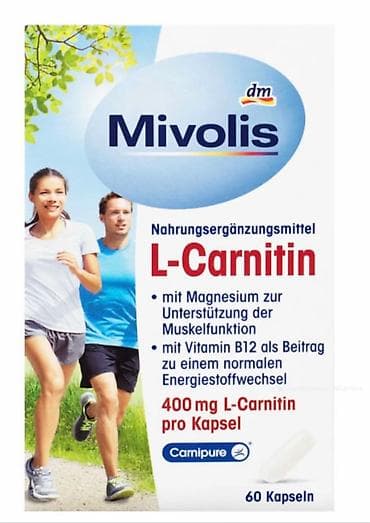 Şəxsi əşyalar: Məhsul: Mivolis L‑Carnitin kapsulları (dm) Miqdar: 60 kapsul Tərkib və — 1