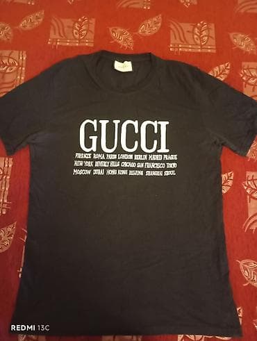 stringer alt geyimi: Futbolka, Gucci, 2XL, rəng - Qara — 1