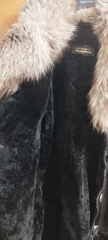 dublyonka dublonka дублёнка: Palto, 3XL, rəng - Qara — 2