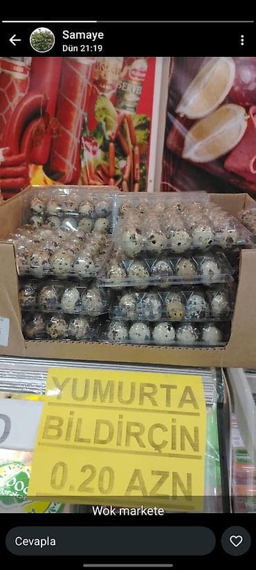 Pişiklər: Məhsul: Bildirçin və bildirçin yumurtası Təsvir: - Cins: Ət-yumurta — 2