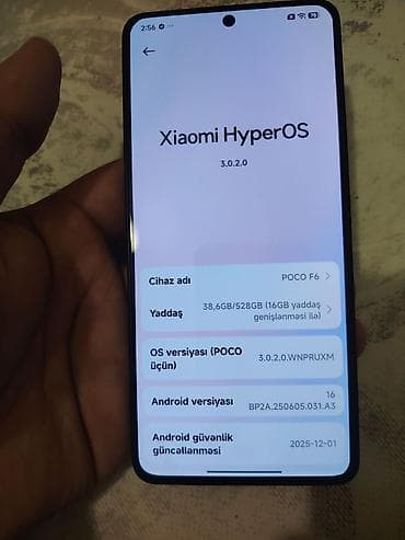 samsung note 8 satilir: Poco F6, 512 GB, rəng - Qara — 3