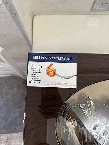 servis qablar: COURŞ markalı 148 hissəli paslanmayan polad bıçaq-qaşıq dəsti - — 2