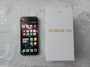 telefon yevlax: Honor 200 Lite, 256 GB, rəng - Mavi, Barmaq izi — 4