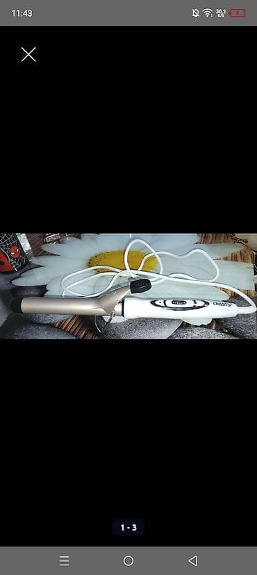 buran fenlər: CRASTS saç burmaq maşını - Elektrikli burqı: 220V şəbəkəyə qoşulur — 3
