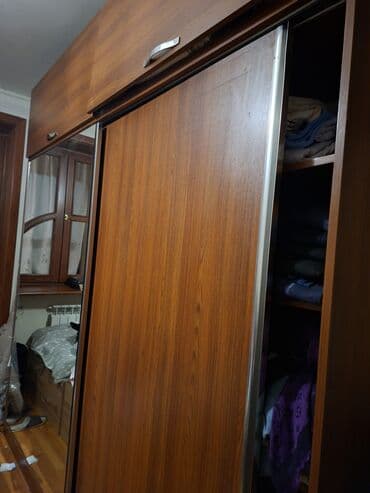 tək taxt: Kupe, 2 qapılı Düz dolab, Qarderob, paltar dolabı — 6