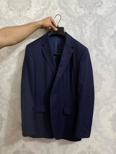 kisi pencekleri: Cacharel kişi kostyumu – tünd göy rəngdə, klassik dizayn. - Brend — 7