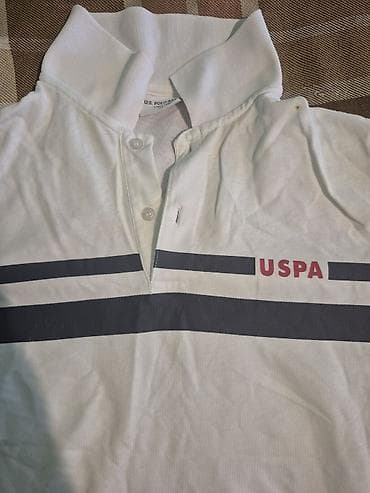 Мужское поло, U.S. Polo Assn, L, цвет - Белый — 2