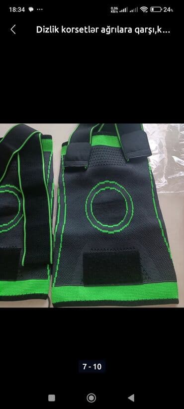 velo aksesuari: Diz oynaqlarına möhkəm dəstək təmin edən, dizlərin konturlarına təbii — 3