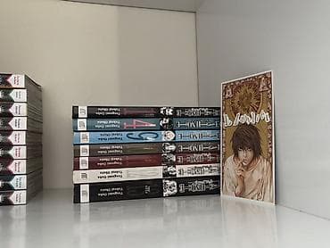 Barterde olar Hamısı biyerde 33m Death note 1,4,9,10,11,12,13 L