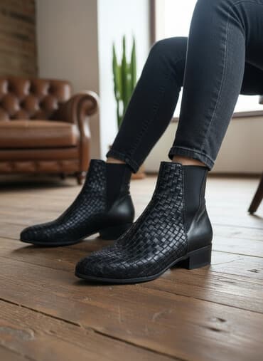 крем барои доги руй: Размер: 39, цвет - Черный, Новый — 2