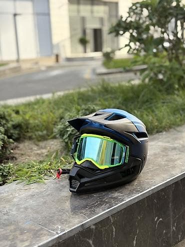 Eynek siz tekce debilqe son 65 Off-road/enduro motosiklet dəbilqəsi və