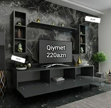 mətbəx rəfləri: Yeni, Düz TV altlığı, Polkalı, Laminat, Azərbaycan — 24