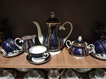 kahla made in gdr: Qəhvə dəsti, Farfor — 3