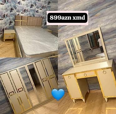 akvarium şkaf: İkinəfərlik çarpayı, Dolab, Komod, Termo, Yeni — 1